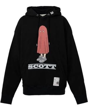 Maison Mihara Yasuhiro Printed Hoodie - Black