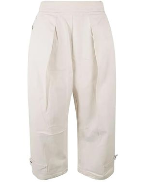 Mordecai Hose Mit Bundfalten - Weiß