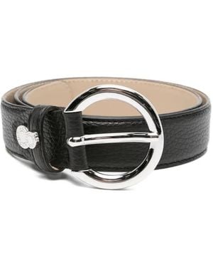 Gianni Chiarini Cintura Con Logo - Nero