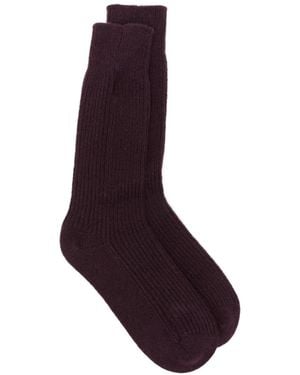Lisa Yang Cashmere Socks - Purple