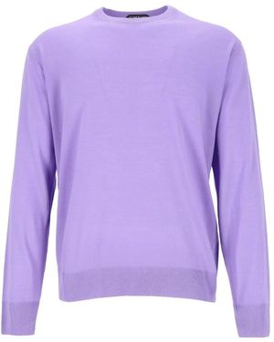 Tom Ford Oversized Crew-Neck Sweater - Purple