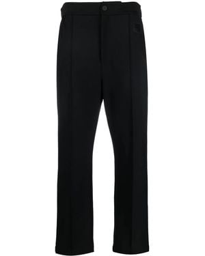 Opening Ceremony Logo-Patch Relaxed Trousers - Black