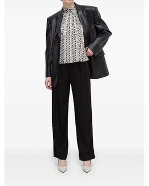 Desigual Pleated-Details Pants - Black