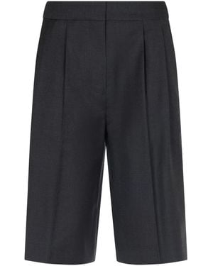 Loulou de Saison Short Soan À Design Plissé - Bleu