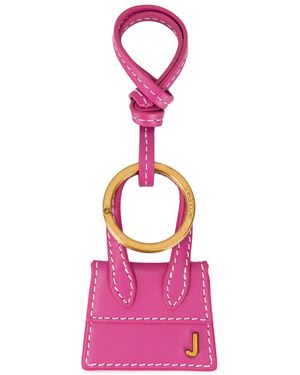 Jacquemus Le Porte Clés Chiquito Leather Keyring - Pink