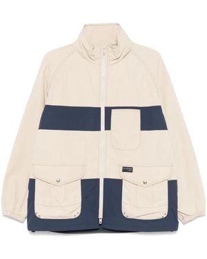 Fay Colour-Block Jacket - White