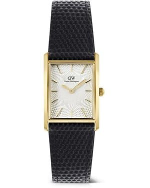 Daniel Wellington Bound Lizard Guilloché 24Mm Watch - White