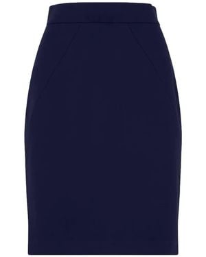 Wolford Klassischer Bleistiftrock - Blau