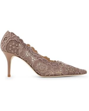 Arteana Pumps Mit Wellensaum Und Spitze - Braun