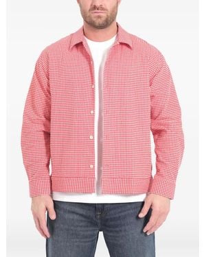 NN07 Camisa Reed A Cuadros - Rojo