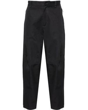 Lanvin Biker Mid-Rise Cropped Trousers - Black