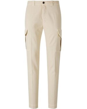 Incotex Tapered-leg cargo trousers - Natur