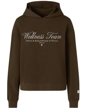 Conte Of Florence Cotton Hoodie - Green
