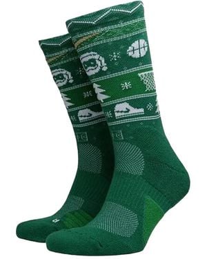Nike Elite Christmas Socks - Green