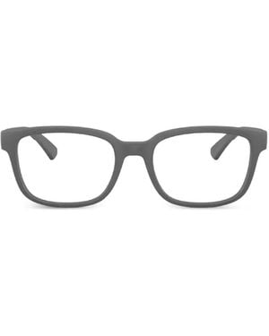 Burberry Rectangle-Frame Glasses - Gray