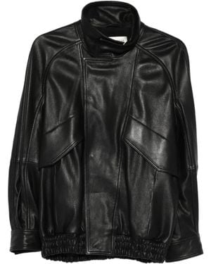 Nour Hammour Artiste Leather Jacket - Black