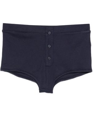 Entire studios Pantalones Cortos Con Botones - Azul