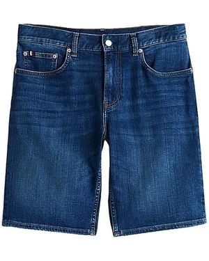 Tommy Hilfiger Shorts Met Vijf Zakken - Blauw