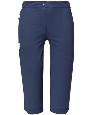 Pascal Millet Pantaloni Ubic Crop Con Logo - Blu