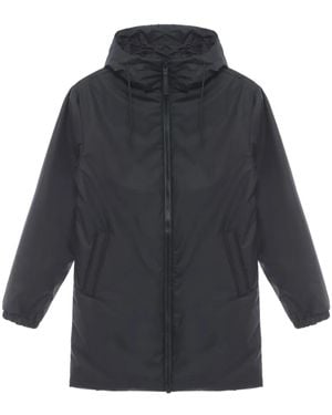 Rains Lohja Long Hooded Jacket - Blue