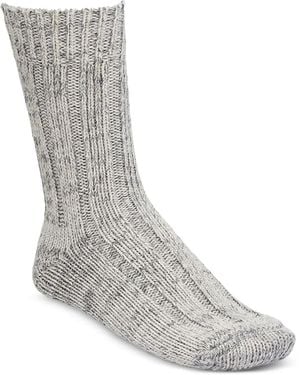 Birkenstock Socken aus geripptem Strick - Grau