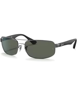 Ray-Ban Rectangle-Frame Sunglasses - Grey