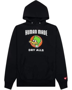 Human Made Duck-graphic cotton hoodie - Negro