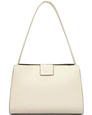 Tous Logo-Embossed Shoulder Bag - White