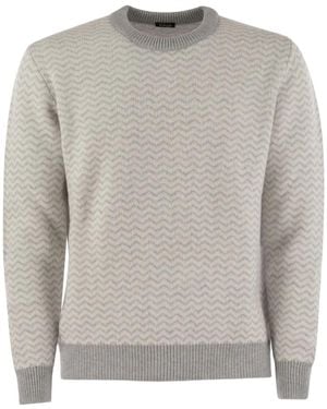 Kiton Magic Cashmere Choker - Grau