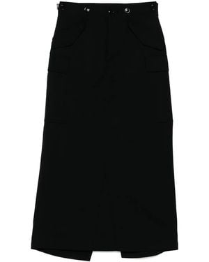 Junya Watanabe Cargo Midi Skirt - Black
