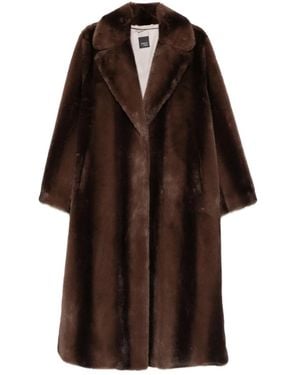 Marina Rinaldi Stelvio Collared Coat - Brown