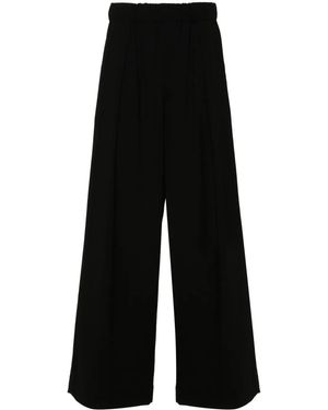 Societe Anonyme Pantaloni Gatsby A Gamba Ampia - Nero