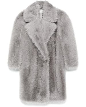 Sportmax Faux-Fur Coat - Gray