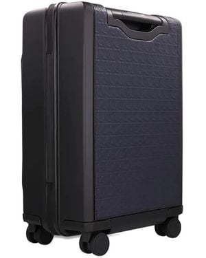 Ferragamo Embossed-Logo Trolley - Black