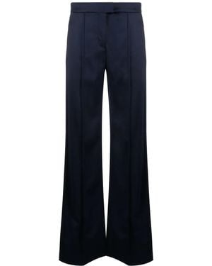 Sa Su Phi Wollen Flared Broek - Blauw