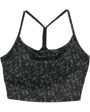 Varley Patterned Sport Bra - Black