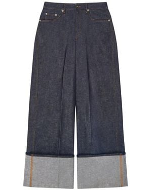 Givenchy Raw Turn-Up Jeans - Blue