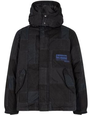 Supreme X Junya Watanabe "Comme Des Garcons" Patchwork Puffy Jacket - Black