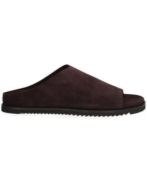 Todd Synder X Champion Suede Slip-On Sandals - Brown