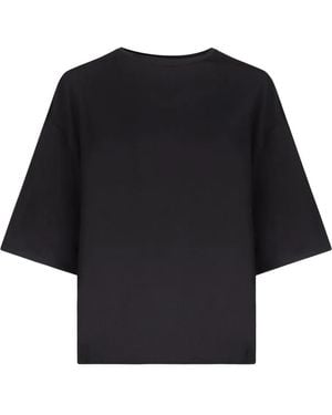 Loulou de Saison Osis Drop-Shoulder T-Shirt - Black