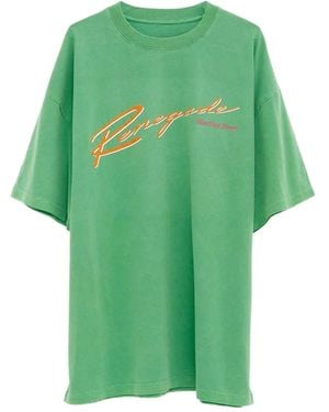 Martine Rose Renegade Print T-shirt - グリーン