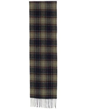 Barbour Set Aus Schals Mit Schottenkaro Und Fransen - Schwarz