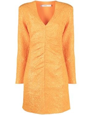 Gestuz Abito Con Scollo A V - Arancione