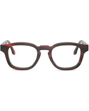 Giorgio Armani Round-Frame Tortoiseshell Glasses - Black