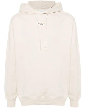 Drole de Monsieur Le Hoodie Slogan Classique Oberteil - Natur