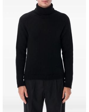 Tom Ford Roll-Neck Raglan-Sleeve Jumper - Black