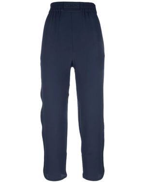 Iceberg Logo-Embroidered Track Trousers - Blue