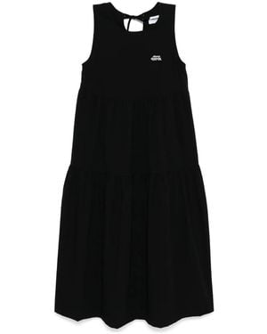 Chocoolate Logo-Embroidered Dress - Black