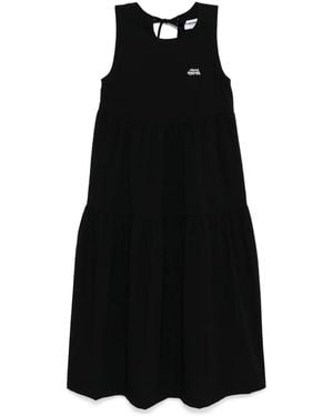 Chocoolate Logo-Embroidered Dress - Black