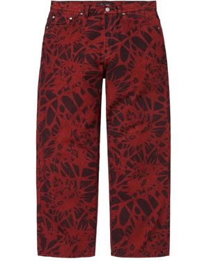 Supreme Five-Pocket Jeans - Red